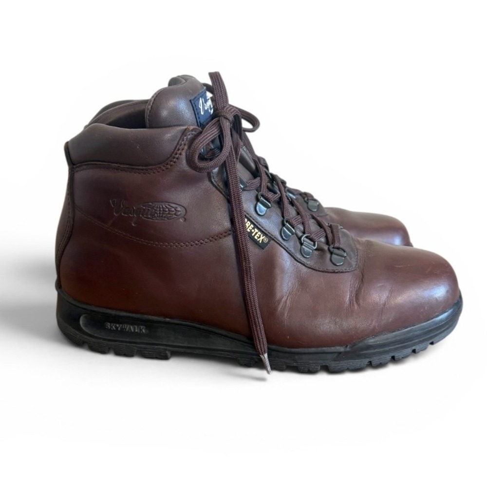 Vasque Skywalk Sundowner GORE-TEX Brown Leather Hiking Boots Mens 10.5 EU 44
